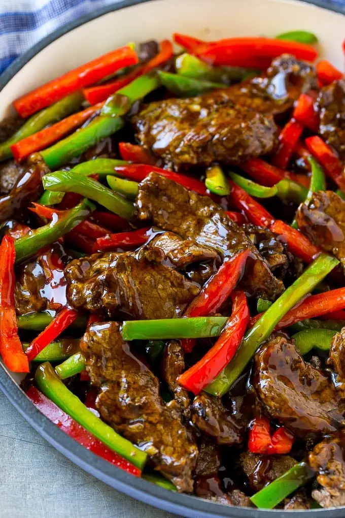 Mini Pepper Steaks, ready to serve