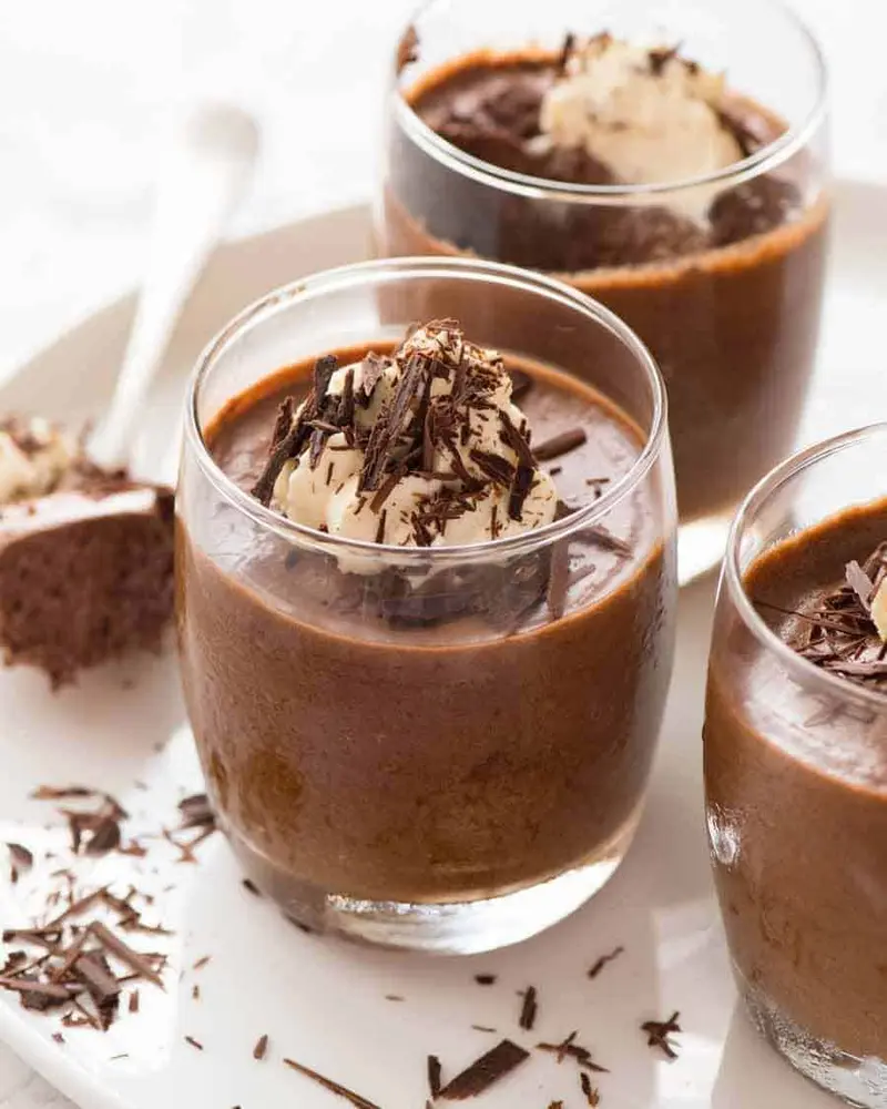Chocolate Mousse, ready to serve