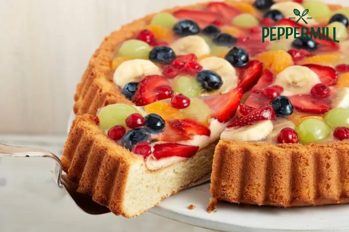 Fruit Flan, ready to serve