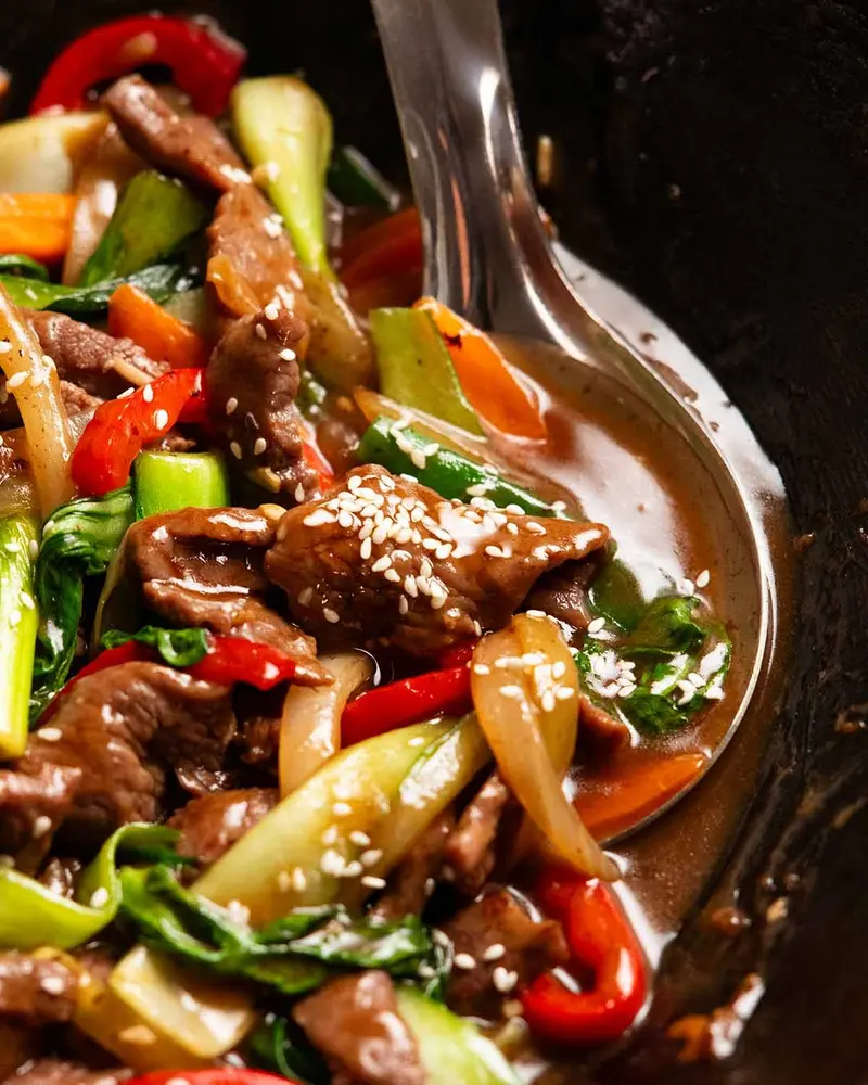 Beef Sauté, ready to serve