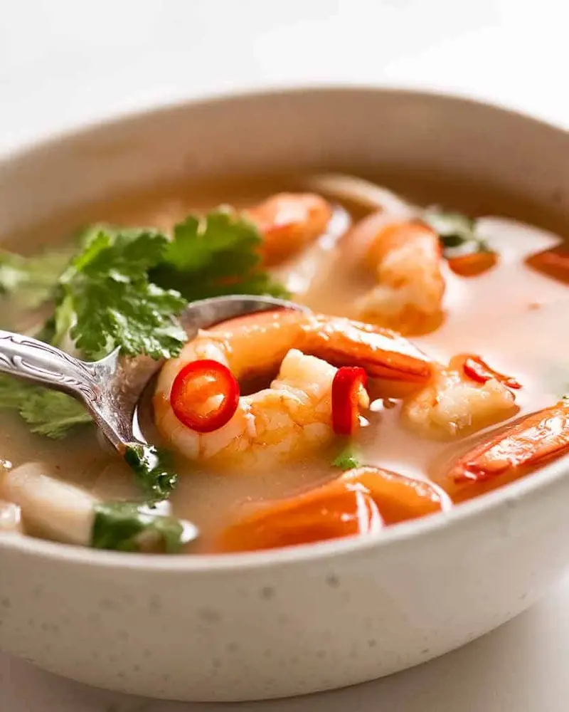 Thai Soup, ready to serve