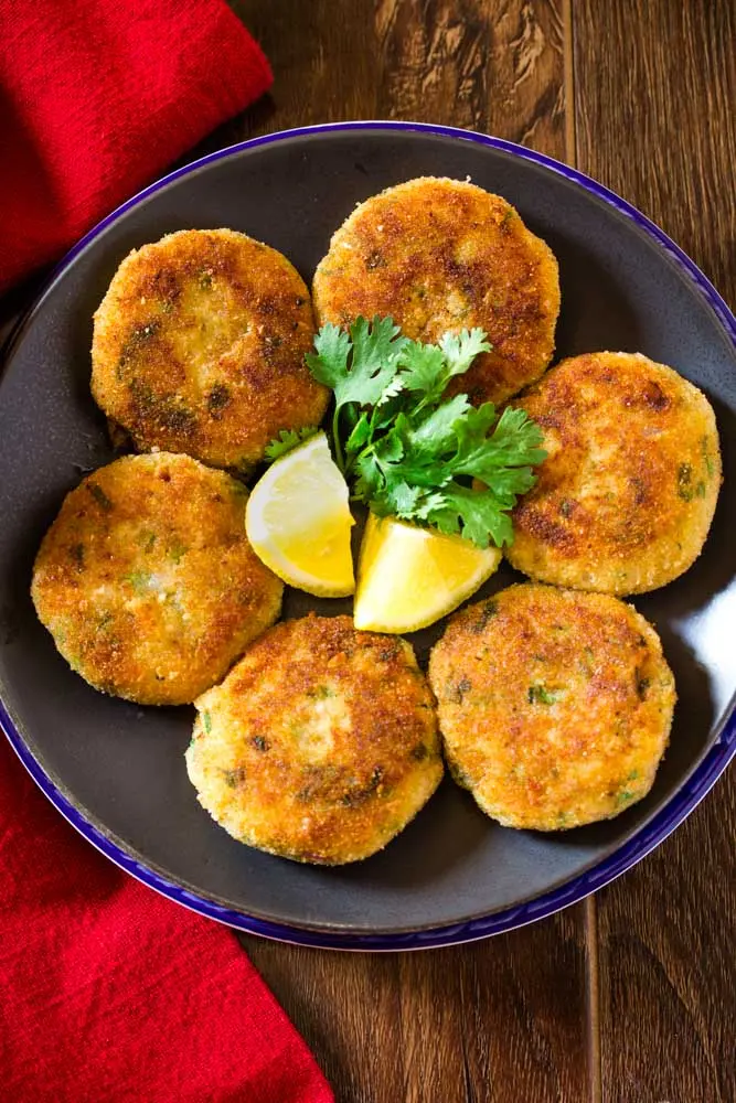 Potato Cutlets, ready to serve