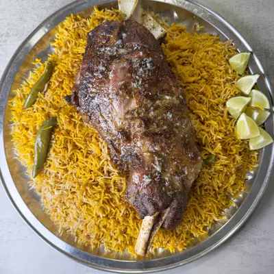 Sajji (Traditional BBQ Leg of Lamb)