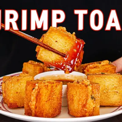 Shrimps on Toast